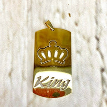 Load image into Gallery viewer, King Tag Pendant
