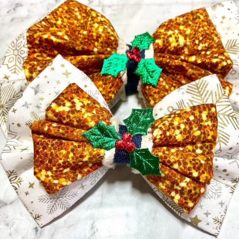 Christmas double bows