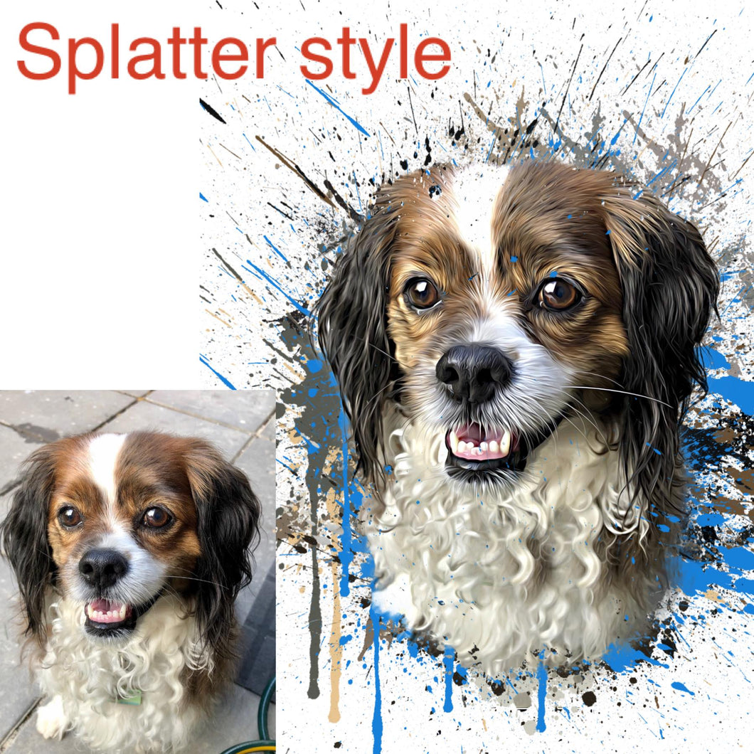 Splatter Digital Art